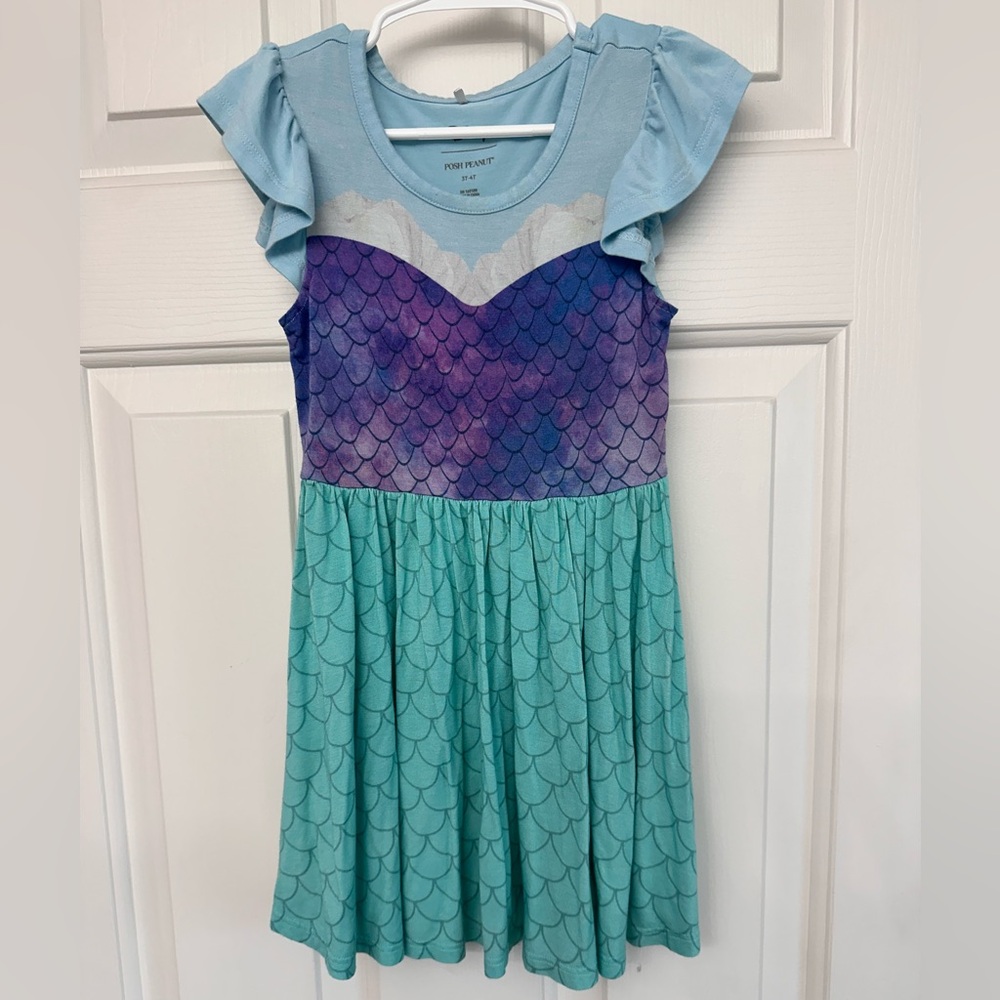 Posh Peanut Disney Princess Ariel Mermaid Twirl 2T GUC